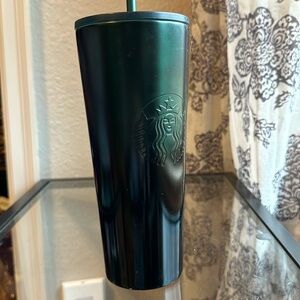 Starbucks Christmas green holiday 2020 tumbler with straw